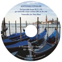 Notenheft Antonio Vivaldi Drei Stücke für Violoncello solo + CD